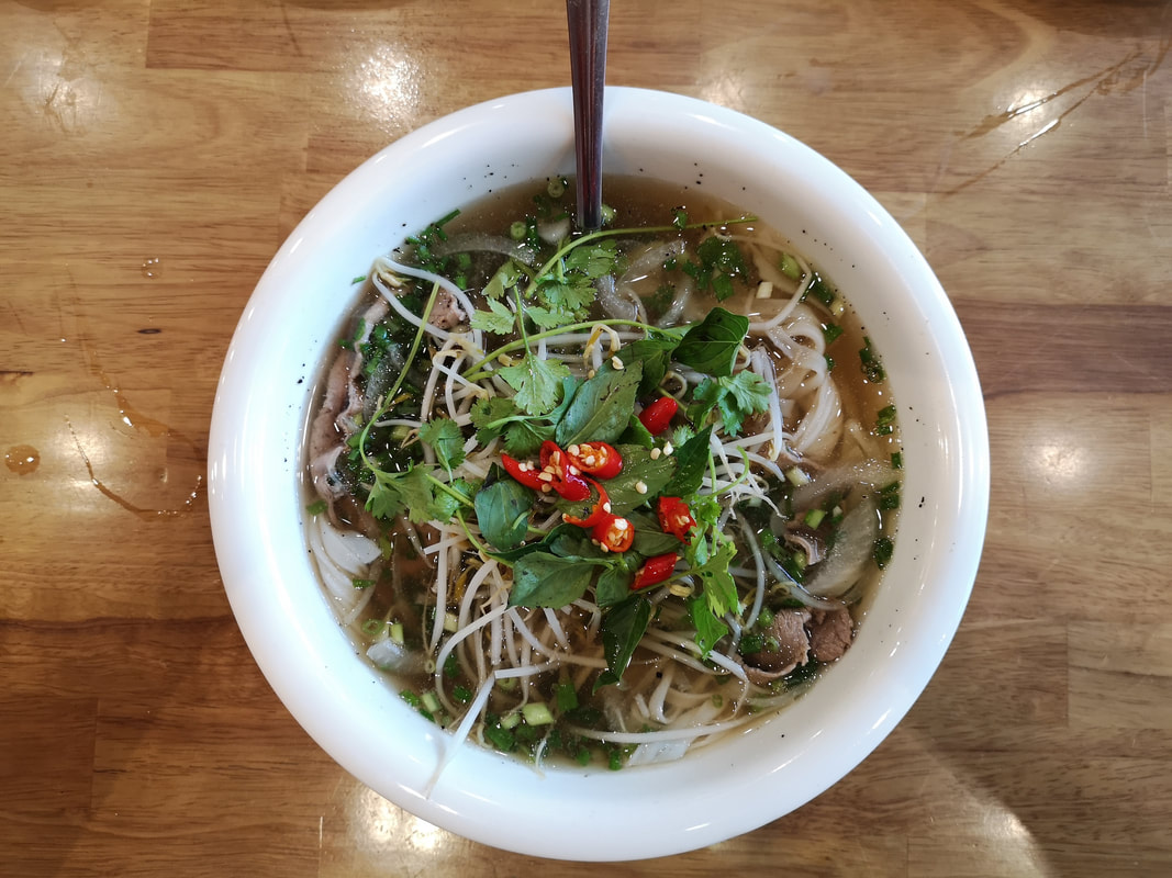 Bowl of Pho from Container in Danang